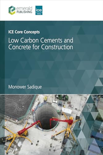 Book cover: "ICE Core Concepts" on low carbon cements and concrete.