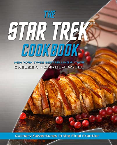 “The Star Trek Cookbook” cover featuring a roasted meat dish.