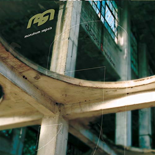 CD cover for Monstrum Sepsis’ “Doors + Windows,” showing concrete architecture.