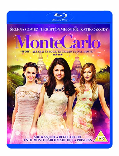 Monte Carlo" Blu-ray cover featuring Selena Gomez and Leighton Meester.