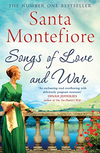 Book cover featuring a woman in a green dress overlooking a lake and mountains.