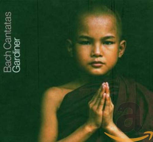 CD cover: portrait of a young person with hands pressed together.