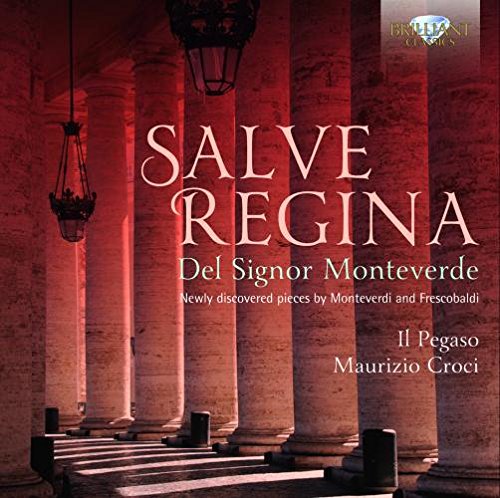 CD cover featuring classical columns, titled "Salve Regina Del Signor Monteverde."