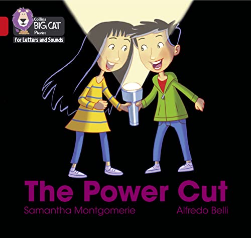 Book cover showing two children holding a flashlight against a black background.