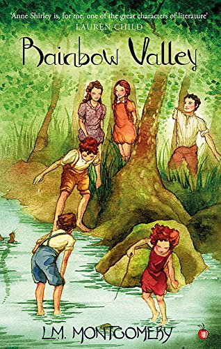 Book cover: children in a lush, green valley, "Rainbow Valley" title.