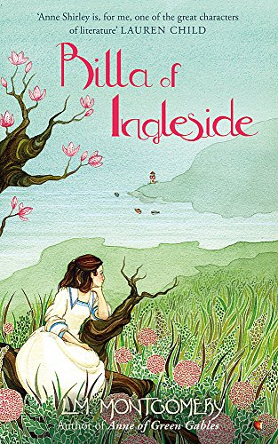 Book cover: woman in a field, tree branches, green and blue landscape.