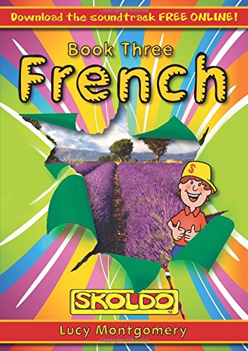 French textbook cover with colorful design, landscape, and illustrated child.