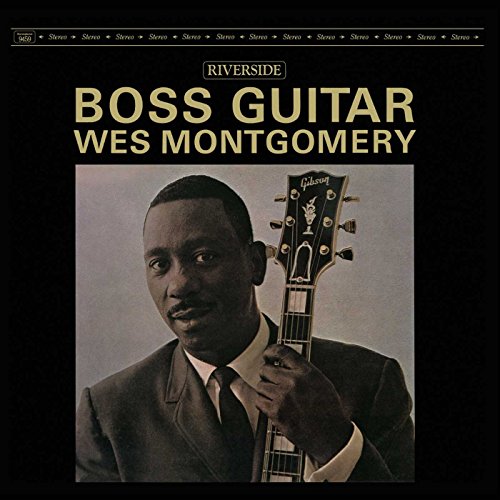 Wes Montgomery album cover, featuring a portrait with a Gibson guitar.