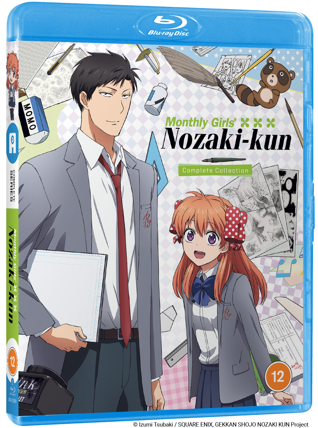 Blu-ray cover for “Monthly Girls Nozaki-kun” featuring anime characters.
