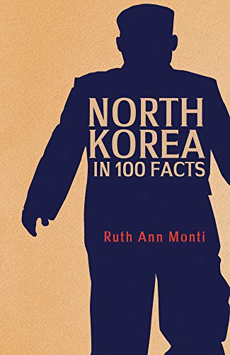 Book cover: "North Korea in 100 Facts" with a silhouetted figure.