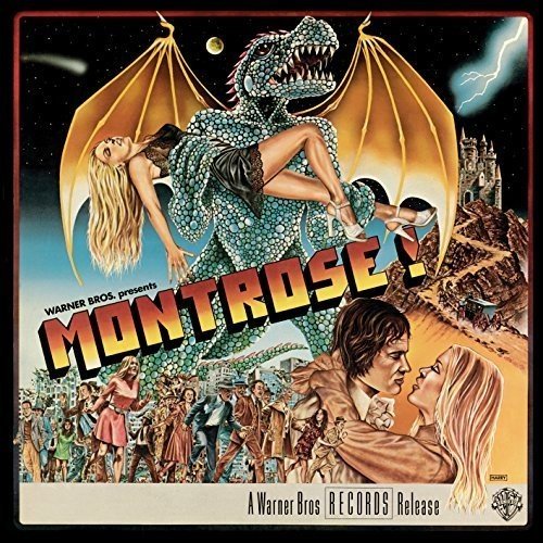 CD cover for "Montrose" featuring a dragon, people, and a castle.