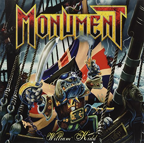 Album cover art featuring a pirate bulldog on a ship with a British flag.