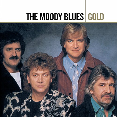 CD cover for The Moody Blues' "Gold" featuring a band portrait.