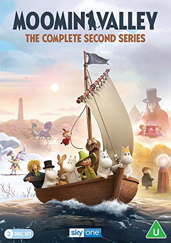 Moominvalley Series 2 DVD cover featuring characters on a boat.