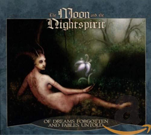 CD cover: ethereal woman with antlers in a dark, mystical forest.