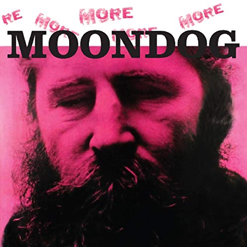 Album cover with a close-up of a bearded man over a bright pink background.