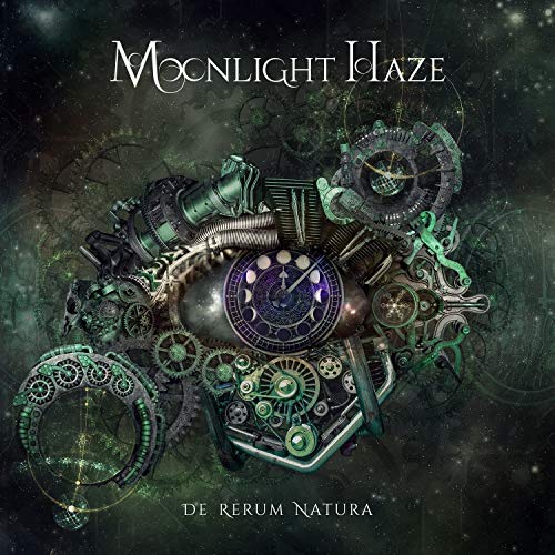 CD cover: Steampunk gears and celestial imagery with album title.