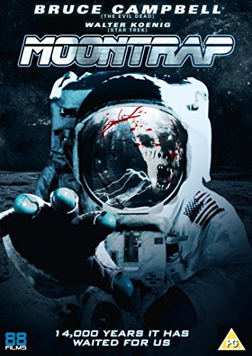 Moontrap DVD cover featuring a distressed astronaut and monster face.