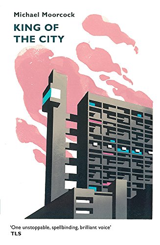 Book cover: "King of the City" with abstract building illustration.