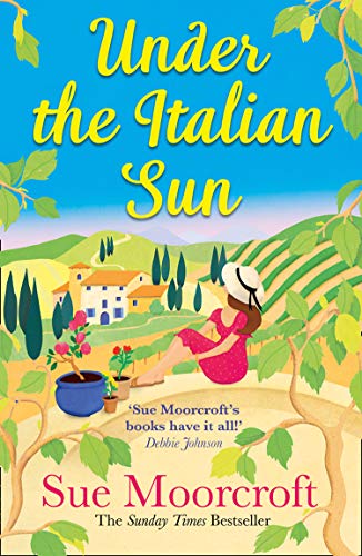 Book cover: “Under the Italian Sun” with a woman in a Tuscan landscape.