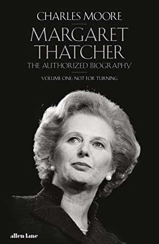 Book cover featuring a portrait of Margaret Thatcher, looking upwards.