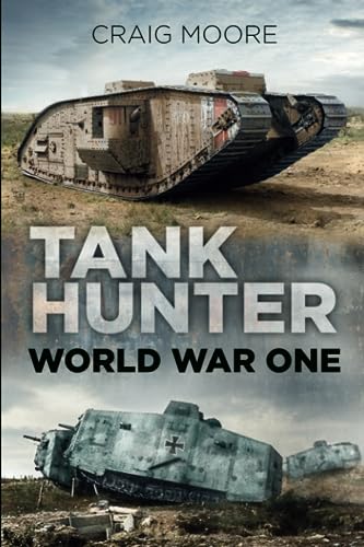 Book cover featuring two World War One tanks in a field.