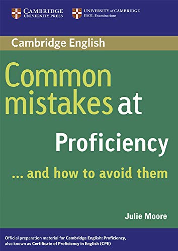 Green book cover with white text: "Common mistakes at Proficiency.