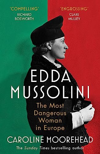 Book cover: Edda Mussolini, a woman in a dark hat and coat.