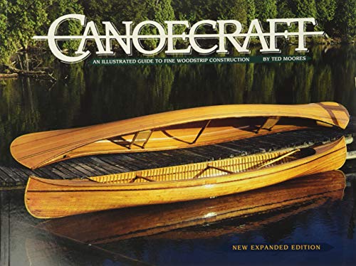Book cover for Canoecraft showing two wooden canoes on a dock near water.