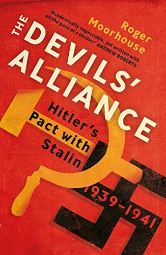 Book cover featuring a yellow hammer and sickle overlapping a black swastika on red.