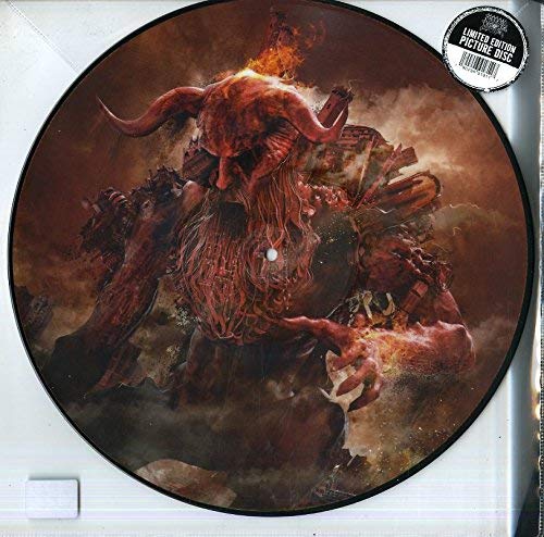 "Album cover art: monstrous creature destroying a city, with 'Morbid Angel' and 'Kingdoms Disdained' text."