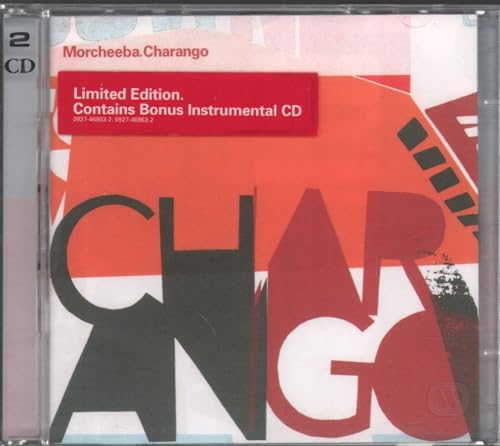 Morcheeba Charango CD album cover with red and black graphic design in a jewel case.