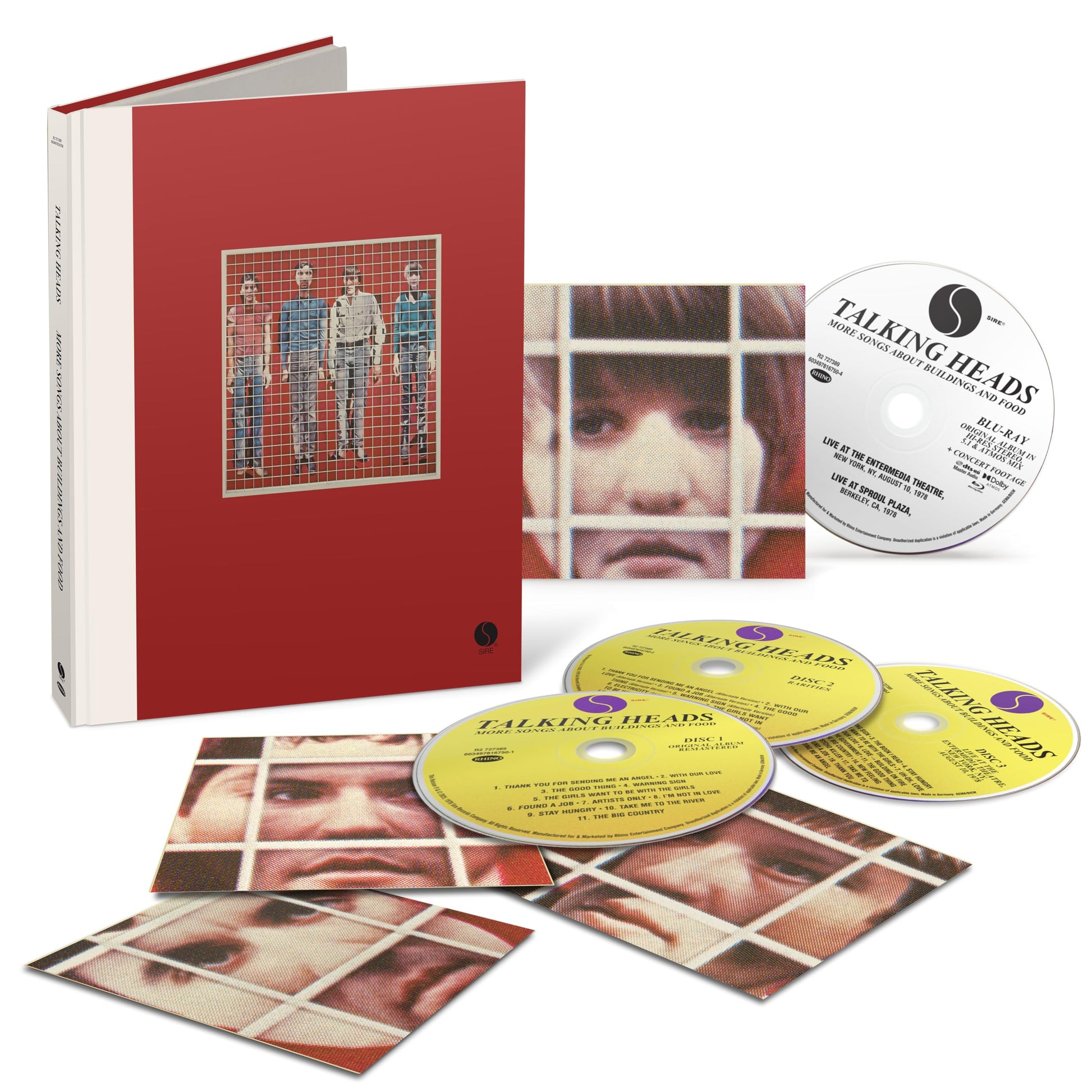 Talking Heads “More Songs About Buildings and Food” Blu-ray box set with CDs.