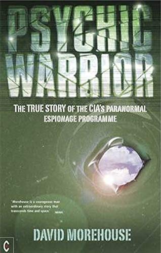 Book cover for Psychic Warrior by David Morehouse with a green abstract background.