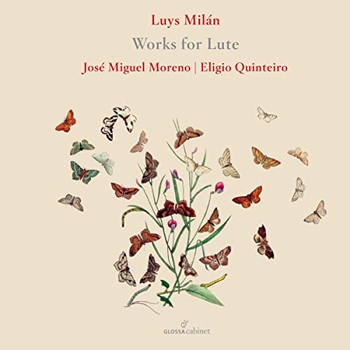 CD cover with botanical illustration of butterflies and flowering plants.