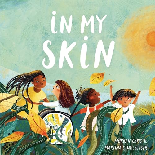 Book cover: children with diverse skin tones playing in a field.