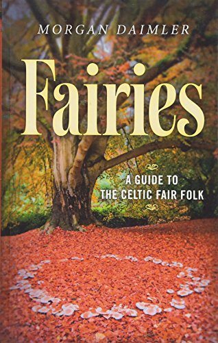 Book cover with 'Fairies' title, featuring a tree and autumn leaves on the ground.