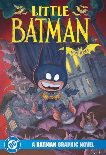 Cover of "Little Batman: Month One" featuring a cartoon Batman as a toddler.