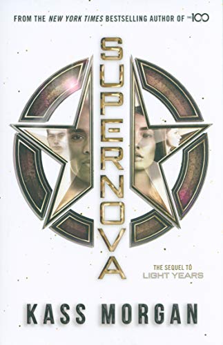 Book cover: “Supernova” with portraits within a fractured starburst design.