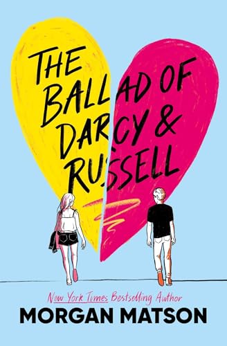 Book cover with split heart illustration and two figures walking away.