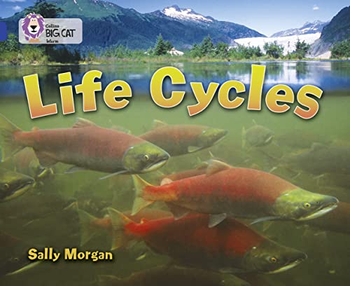 Book cover depicting salmon swimming upstream, titled “Life Cycles.”