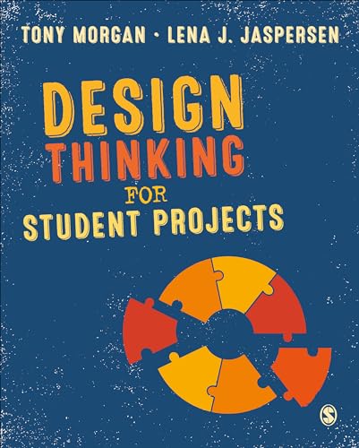 Book cover: "Design Thinking for Student Projects" with puzzle pieces.