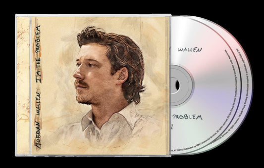 Morgan Wallen's "I'm The Problem" 2CD album with portrait cover art.