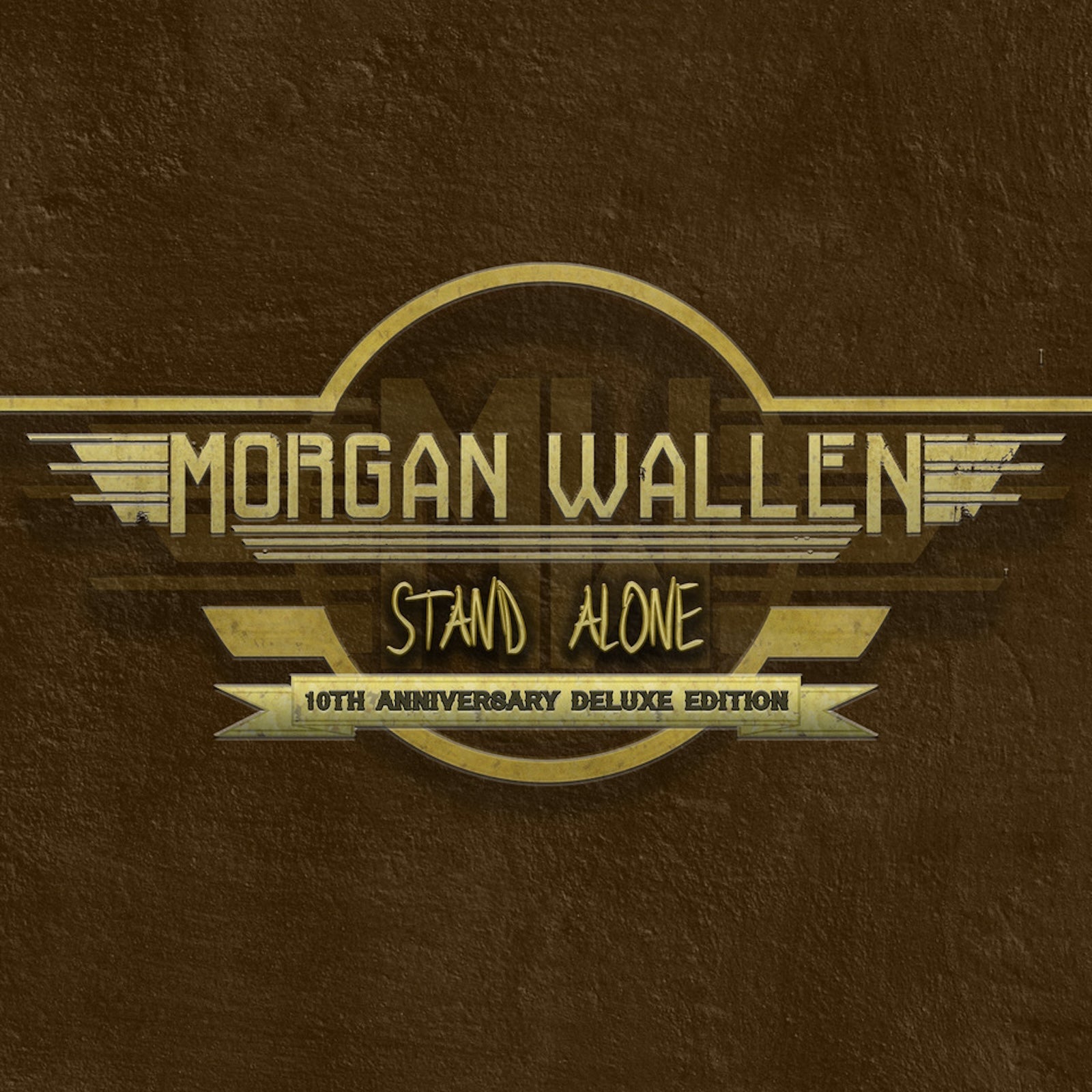 Morgan Wallen "Stand Alone" vinyl record cover with vintage design.