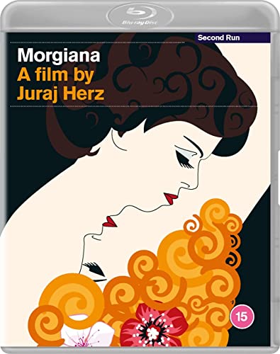 Morgiana" Blu-ray cover: stylized profile of two women with orange curls.