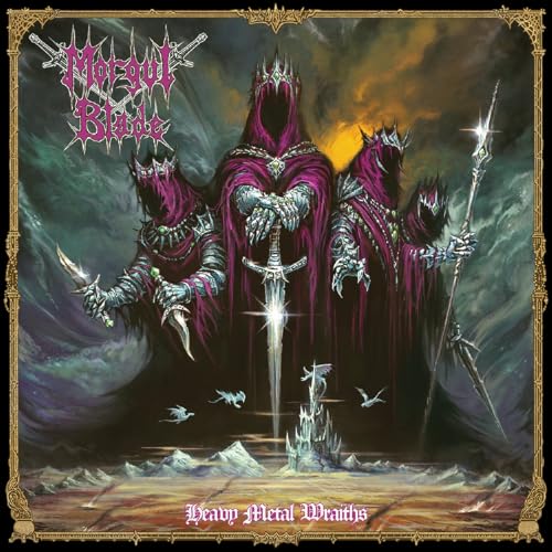 CD cover featuring dark, armored figures with swords against a stormy sky.