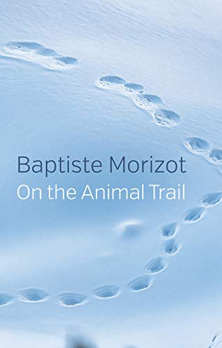 Book cover: animal footprints in snow, title "On the Animal Trail".