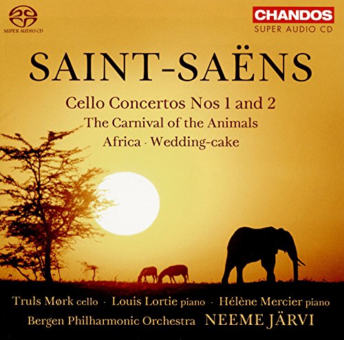 CD cover featuring an elephant and trees silhouetted against a golden sunset background.