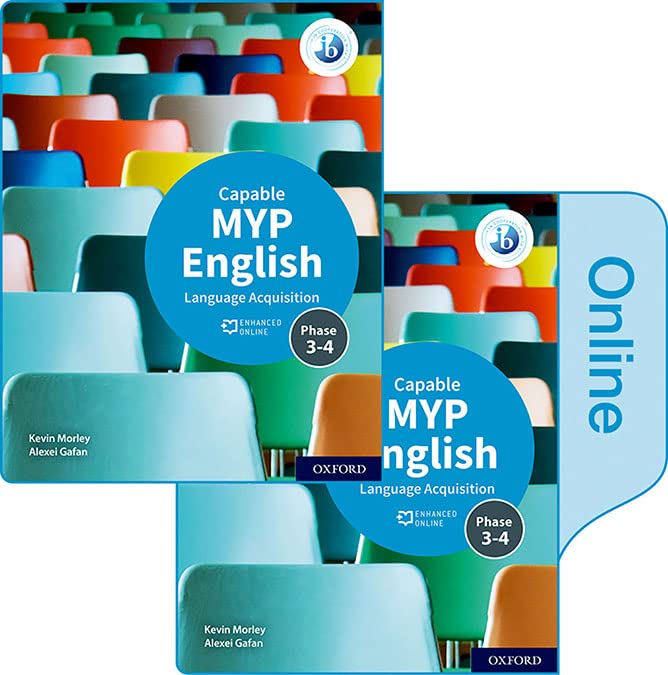 A print and online textbook pack for MYP English Language Acquisition, Phase 3-4.
