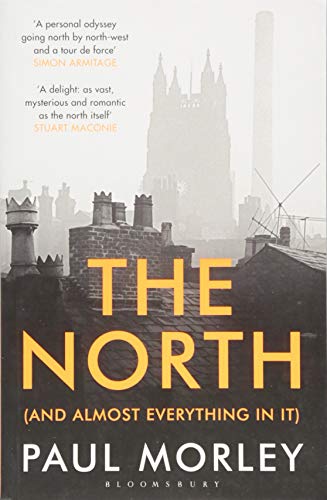 Book cover: rooftops, a windmill, and large text reading "THE NORTH.